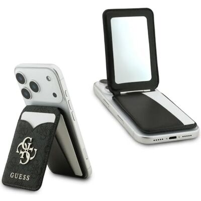 CG MOBILE Guess 4G Stand- und Spiegelgeldbörse Kompatibilität mit MagSafe (Schwarz) CG MOBILE Guess 4G Stand- und Spiegelgeldbörse Kompatibilität mit MagSafe (Schwarz)