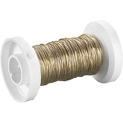 Knorr Prandell KnorrPrandell 216465765 Golddraht mit Kupferkern, Durchmesser 0,25 mm, 35 m, 24 Karat Echt Vergoldet Knorr Prandell KnorrPrandell 216465765 Golddraht mit Kupferkern, Durchmesser 0,25 mm, 35 m, 24 Karat Echt Vergoldet