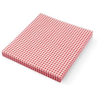 HENDI Deli Papier, 500 Blätter, für Lebensmittel, fettdicht, ölbeständig, Einschlagpapier, Brotpapier, Hamburgerpapier, Sandwich Papier, Fettdichtes Papier, 200x250mm, Karomuster HENDI Deli Papier, 500 Blätter, für Lebensmittel, fettdicht, ölbeständig, Einschlagpapier, Brotpapier, Hamburgerpapier, Sandwich Papier, Fettdichtes Papier, 200x250mm, Karomuster