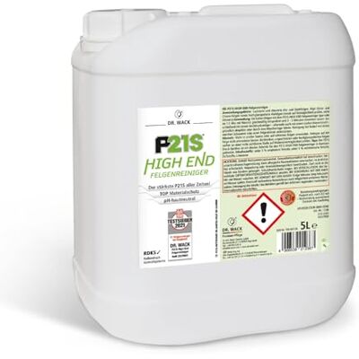Dr. Wack P21S HIGH END Felgenreiniger 5 Liter Felgen Spray mit Gel-Formel & Wirkindikator Schnelle & schonende Reinigung pH-hautneutral & biologisch abbaubar Hochwertige Autopflege Dr. Wack P21S HIGH END Felgenreiniger 5 Liter Felgen Spray mit Gel-Formel & Wirkindikator Schnelle & schonende Reinigung pH-hautneutral & biologisch abbaubar Hochwertige Autopflege