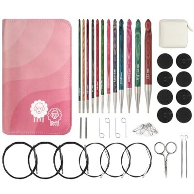 KnitPro Dreamz Grande Afghanisches/tunesisches Häkelnadel-Set 12 Größen (3,5 mm bis 12 mm) KnitPro Dreamz Grande Afghanisches/tunesisches Häkelnadel-Set 12 Größen (3,5 mm bis 12 mm)