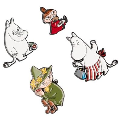 Grupo Erik Set Pins Mumin 4 Anstecknadeln Geschenke Moomin Geschenke Merchandising Grupo Erik Set Pins Mumin 4 Anstecknadeln Geschenke Moomin Geschenke Merchandising