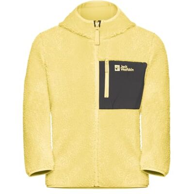 Jack Wolfskin Mädchen Ice Curl Hood, Lemon Ice, 152 EU Jack Wolfskin Mädchen Ice Curl Hood, Lemon Ice, 152 EU