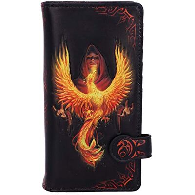 Nemesis Now Anne Stokes Phoenix Rising Mythical Bird geprägte Geldbörse, schwarz, 18,5 cm, Polyurethan Nemesis Now Anne Stokes Phoenix Rising Mythical Bird geprägte Geldbörse, schwarz, 18,5 cm, Polyurethan