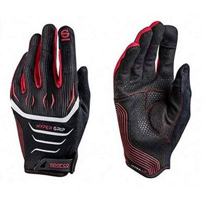 Sparco 002094NRRS10 Handschuhe Hypergröße 10 Schwarz/ R, M Sparco 002094NRRS10 Handschuhe Hypergröße 10 Schwarz/ R, M