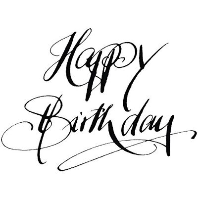 Rayher 28479000 H.- Stempel Happy Birthday, 6x8cm, Art.15910 Rayher 28479000 H.- Stempel Happy Birthday, 6x8cm, Art.15910