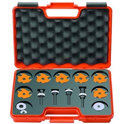 CMT ORANGE TOOLS 923.001.11 SET MIT 7 SCHLITZFRÄSER Z3 HW MIT 4 SPANNFUTTERN S=8 CMT ORANGE TOOLS 923.001.11 SET MIT 7 SCHLITZFRÄSER Z3 HW MIT 4 SPANNFUTTERN S=8