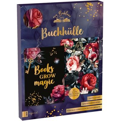 TOPP My Booklove Buchhülle dunkel: Buchhülle (19,7 x 27,8 cm) gepolstert und wasserabweisend für alle gängigen Hardcover-Formate mit passendem Lesezeichen TOPP My Booklove Buchhülle dunkel: Buchhülle (19,7 x 27,8 cm) gepolstert und wasserabweisend für alle gängigen Hardcover-Formate mit passendem Lesezeichen
