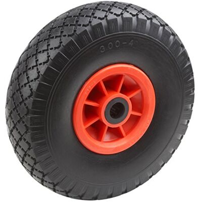 Metafranc Pannensicheres Rad Ø 260 mm PVC-Felge Typ 3.00 4 100 kg Tragkraft Rollenlager / Vollgummi-Rad für Sackkarren / Komplettrad mit Felge / Sackkarrenrad / Ersatzrad / 810810 Metafranc Pannensicheres Rad Ø 260 mm PVC-Felge Typ 3.00 4 100 kg Tragkraft Rollenlager / Vollgummi-Rad für Sackkarren / Komplettrad mit Felge / Sackkarrenrad / Ersatzrad / 810810