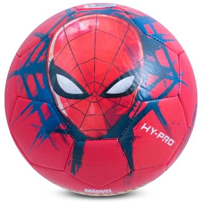 Hy-Pro Offiziell lizenzierter Spiderman-Fußball Größe 5 Marvel Design mit Spider-Man Gesichtsgrafik – Trainingsball für Outdoor-Spiele & ÜBung Fußball Geschenke für Superhelden-Fans Hy-Pro Offiziell lizenzierter Spiderman-Fußball Größe 5 Marvel Design mit Spider-Man Gesichtsgrafik – Trainingsball für Outdoor-Spiele & ÜBung Fußball Geschenke für Superhelden-Fans
