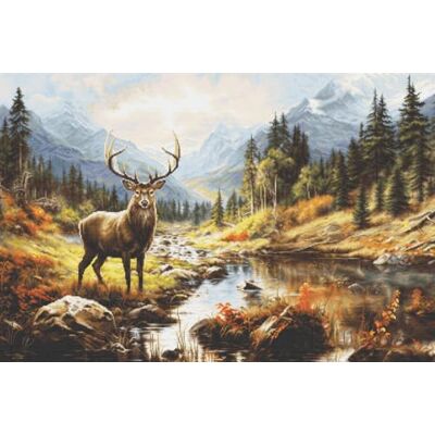 Luca-S Kreuzstich Stickpackung Gold Collection Die Größe der Natur Zählmuster, Multifarbig Luca-S Kreuzstich Stickpackung Gold Collection Die Größe der Natur Zählmuster, Multifarbig
