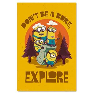 Grupo Erik Die Minions Poster Minions Don't be bore, explore Poster Deko Wohnzimmer oder Deko Schlafzimmer Zimmer Deko Größe : 61 x 91, 5 cm Minions Geschenke Offizielle Lizenz Grupo Erik Die Minions Poster Minions Don't be bore, explore Poster Deko Wohnzimmer oder Deko Schlafzimmer Zimmer Deko Größe : 61 x 91, 5 cm Minions Geschenke Offizielle Lizenz