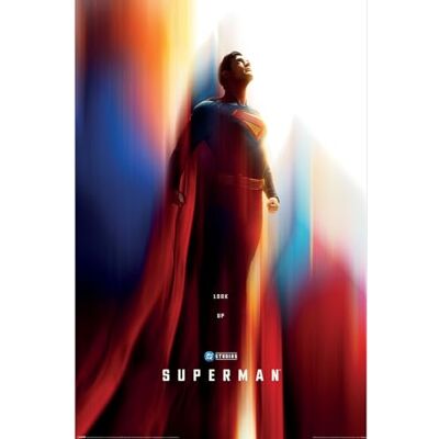 Pyramid Offizielles Maxi-Poster – Superman, dekoratives Wandkunst, 61 cm x 91,5 cm, Poster für Schlafzimmer, Schlafsäle und Fans Pyramid Offizielles Maxi-Poster – Superman, dekoratives Wandkunst, 61 cm x 91,5 cm, Poster für Schlafzimmer, Schlafsäle und Fans
