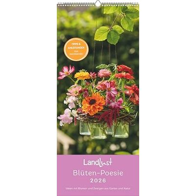 N NEUMANNVERLAGE Landlust Landlust Vertikal: Blüten-Poesie 2026 30×70 cm Poster-Wandkalender mit floraler Fotografie, Gartenkalender für Naturfreunde & Blütenliebhaber N NEUMANNVERLAGE Landlust Landlust Vertikal: Blüten-Poesie 2026 30×70 cm Poster-Wandkalender mit floraler Fotografie, Gartenkalender für Naturfreunde & Blütenliebhaber