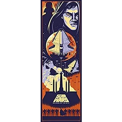 Grupo Erik Poster von Porte Épisode Star Wars Episode III Türposter, Papier, 53x158cm Grupo Erik Poster von Porte Épisode Star Wars Episode III Türposter, Papier, 53x158cm