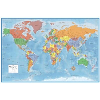 Swiftmaps World Premier Wandkarte Poster, 24 x 36 cm (Papier gefaltet) Swiftmaps World Premier Wandkarte Poster, 24 x 36 cm (Papier gefaltet)