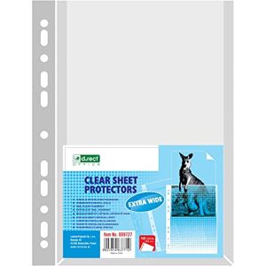 D.RECT extra starke Prospekthülle A4 glasklar 170 Mikron – 1 Packung mit 10 Dokumentenhüllen – Klarsichthüllen Transparent aus PVC – besonders dick & reißfest – für Schule, Büro, Archiv D.RECT extra starke Prospekthülle A4 glasklar 170 Mikron – 1 Packung mit 10 Dokumentenhüllen – Klarsichthüllen Transparent aus PVC – besonders dick & reißfest – für Schule, Büro, Archiv