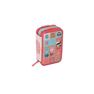 Franco Cosimo Panini Animal Crossing Federmäppchen mit 3 Reißverschlüssen Stift Frixion, Rosa, Casual 68137 Franco Cosimo Panini Animal Crossing Federmäppchen mit 3 Reißverschlüssen Stift Frixion, Rosa, Casual 68137