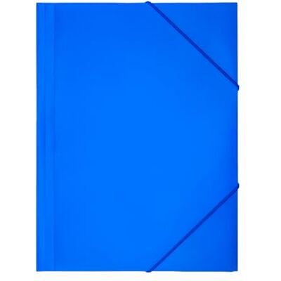 RAYLU PAPER Ordner mit elastischen Gummibändern und Klappen, A4, Dokumentenmappe für Büro und Schule, aus 100% recycelbarem Polypropylen (A4, Blau) RAYLU PAPER Ordner mit elastischen Gummibändern und Klappen, A4, Dokumentenmappe für Büro und Schule, aus 100% recycelbarem Polypropylen (A4, Blau)