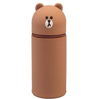 Grupo Erik Line Friends Brown Federmäppchen Mäppchen Merch Grupo Erik Line Friends Brown Federmäppchen Mäppchen Merch