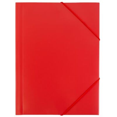 RAYLU PAPER Ordner mit elastischen Gummibändern und Klappen, A4, Dokumentenmappe für Büro und Schule, aus 100% recycelbarem Polypropylen (A4, rot) RAYLU PAPER Ordner mit elastischen Gummibändern und Klappen, A4, Dokumentenmappe für Büro und Schule, aus 100% recycelbarem Polypropylen (A4, rot)