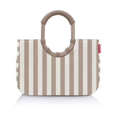 reisenthel loopshopper M summerstripes coffee – Stabile Tasche mit praktischen Fächern aus recycelten PET-Flaschen – Eleganz beim Einkaufen, viel Funktion inklusive! reisenthel loopshopper M summerstripes coffee – Stabile Tasche mit praktischen Fächern aus recycelten PET-Flaschen – Eleganz beim Einkaufen, viel Funktion inklusive!