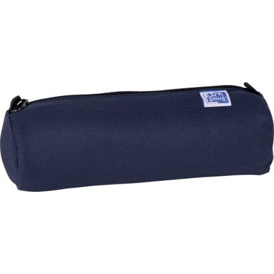 Oxford Federmäppchen, rund, Farben, 1 Fach, Fassungsvermögen: 22 x 7 x 7 cm, Reißverschluss, Polyester, Blau Oxford Federmäppchen, rund, Farben, 1 Fach, Fassungsvermögen: 22 x 7 x 7 cm, Reißverschluss, Polyester, Blau