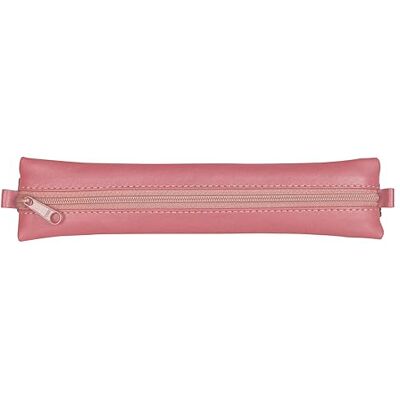 Clairefontaine 77041C Schlampermäppchen Etui Age Bag, aus Lammleder, flach 20x4,5cm, mit Gummiband, geeignet für Notizheft, Altrosa, 1 Stück Clairefontaine 77041C Schlampermäppchen Etui Age Bag, aus Lammleder, flach 20x4,5cm, mit Gummiband, geeignet für Notizheft, Altrosa, 1 Stück