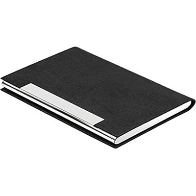 AYCLIF Visitenkartenetui Professionelles PU-Leder Metall Namenskartenhalter Tasche Visitenkartenhalter für Männer und Frauen mit Magnetverschluss AYCLIF Visitenkartenetui Professionelles PU-Leder Metall Namenskartenhalter Tasche Visitenkartenhalter für Männer und Frauen mit Magnetverschluss