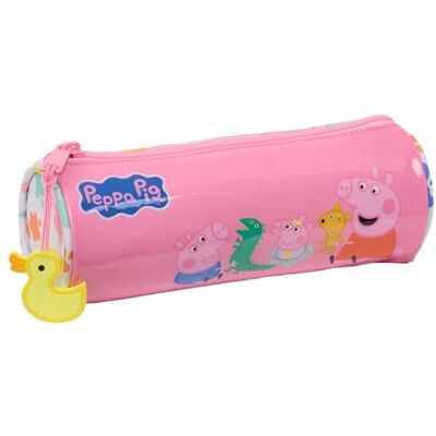 safta Peppa Pig Baby Pig Federmäppchen, rund, für Schule, Kinder, ideal für Kinder von 5 bis 14 Jahren, bequem und vielseitig, Qualität und Widerstandsfähigkeit, 20 x 7 cm safta Peppa Pig Baby Pig Federmäppchen, rund, für Schule, Kinder, ideal für Kinder von 5 bis 14 Jahren, bequem und vielseitig, Qualität und Widerstandsfähigkeit, 20 x 7 cm