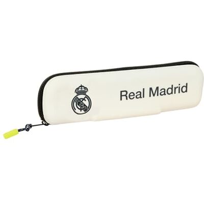 safta Real Madrid Equiicion 25/26 – schmales Federmäppchen aus Silikon, für Kinder, ideal für Kinder im Schulalter, bequem und vielseitig, Qualität und Widerstandsfähigkeit, 20 x 2 x 5,5 cm, weiß, M safta Real Madrid Equiicion 25/26 – schmales Federmäppchen aus Silikon, für Kinder, ideal für Kinder im Schulalter, bequem und vielseitig, Qualität und Widerstandsfähigkeit, 20 x 2 x 5,5 cm, weiß, M