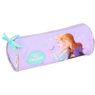 safta Frozen Spirit Federmäppchen, rund, für Kinder, ideal für Kinder von 5 bis 14 Jahren, bequem und vielseitig, Qualität und Widerstandsfähigkeit, 20 x 7 cm, Lila, M, Casual safta Frozen Spirit Federmäppchen, rund, für Kinder, ideal für Kinder von 5 bis 14 Jahren, bequem und vielseitig, Qualität und Widerstandsfähigkeit, 20 x 7 cm, Lila, M, Casual