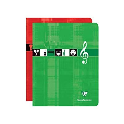 Clairefontaine 63797AMZC 2 Hefte 17x22cm 28 Blatt Seyes farbig sortiert Clairefontaine 63797AMZC 2 Hefte 17x22cm 28 Blatt Seyes farbig sortiert