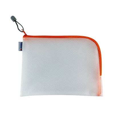 Herma Dokumententasche A5 mit Reißverschluss, kleine wasserdichte Reißverschlusstasche, verschließbare Dokumentenmappe aus Kunstoff mit Zipper, halb-transparent, 26 x 20 cm, orange Herma Dokumententasche A5 mit Reißverschluss, kleine wasserdichte Reißverschlusstasche, verschließbare Dokumentenmappe aus Kunstoff mit Zipper, halb-transparent, 26 x 20 cm, orange