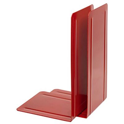 Alco-Albert Buchstützen Metall rot, 2 Stück Alco-Albert Buchstützen Metall rot, 2 Stück