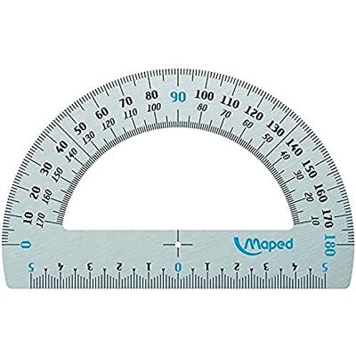 Maped 129200 Winkelmesser, Aluminium Maped 129200 Winkelmesser, Aluminium