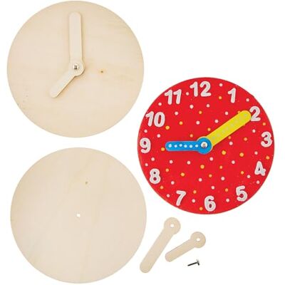Baker Ross FN110 „Die Uhrzeit ablesen“-Holzbausätze – 10er-Pack, MINT-, Naturwissenschafts-, Mathematik- und Lernhilfen für Kinder und Schulen Baker Ross FN110 „Die Uhrzeit ablesen“-Holzbausätze – 10er-Pack, MINT-, Naturwissenschafts-, Mathematik- und Lernhilfen für Kinder und Schulen