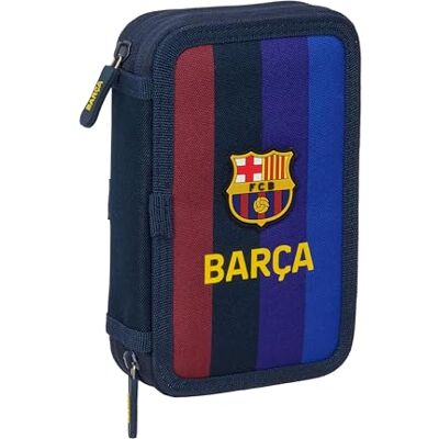 safta FC Barcelona 1. Team 26/27 Schulmäppchen für Kinder, mit 29 Utensilien, ideal für Kinder von 5 bis 14 Jahren, bequem und vielseitig, Qualität und Widerstandsfähigkeit, 12,5 x 4 x 19,5 cm safta FC Barcelona 1. Team 26/27 Schulmäppchen für Kinder, mit 29 Utensilien, ideal für Kinder von 5 bis 14 Jahren, bequem und vielseitig, Qualität und Widerstandsfähigkeit, 12,5 x 4 x 19,5 cm