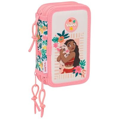 safta VAIANA Schulmäppchen mit 37 Utensilien, Kindermäppchen, ideal für Kinder von 5 bis 14 Jahren, bequem und vielseitig, Qualität und Widerstandsfähigkeit, 12,5 x 5,5 x 19,5 cm safta VAIANA Schulmäppchen mit 37 Utensilien, Kindermäppchen, ideal für Kinder von 5 bis 14 Jahren, bequem und vielseitig, Qualität und Widerstandsfähigkeit, 12,5 x 5,5 x 19,5 cm