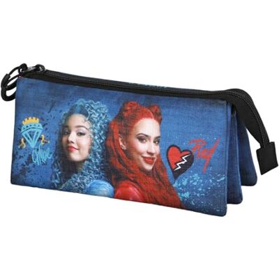 Disney Unisex Kinder 07258 Dreifach Federmäppchen Wickedly, Mehrfarbig, Einheitsgröße Disney Unisex Kinder 07258 Dreifach Federmäppchen Wickedly, Mehrfarbig, Einheitsgröße