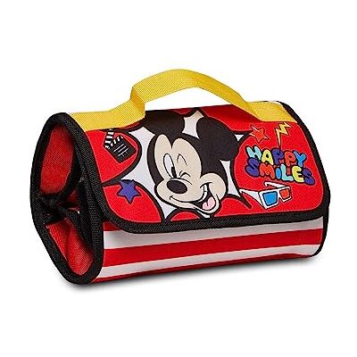 MICKEY MOUSE Komplett Federmäppchen mit Markern - Schreibwaren-Set MICKEY MOUSE Komplett Federmäppchen mit Markern - Schreibwaren-Set
