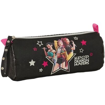 safta K-POP Demon Hunters Energy Federmäppchen mit Reißverschluss und Fach, ideal für Kinder im Schulalter, bequem und vielseitig, Widerstandsfähigkeit, 21 x 7 x 8 cm safta K-POP Demon Hunters Energy Federmäppchen mit Reißverschluss und Fach, ideal für Kinder im Schulalter, bequem und vielseitig, Widerstandsfähigkeit, 21 x 7 x 8 cm