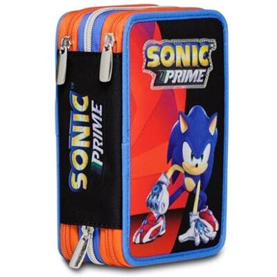 Seven Sonic Federmäppchen, Mehrfarbig, Federtasche für Schreibwaren, Etui komplett mit Bleistiften, Filzstiften, Schulmaterial, mit 3 Fächern, Schule Grundschule, XXL rot blau 44 Teil Seven Sonic Federmäppchen, Mehrfarbig, Federtasche für Schreibwaren, Etui komplett mit Bleistiften, Filzstiften, Schulmaterial, mit 3 Fächern, Schule Grundschule, XXL rot blau 44 Teil