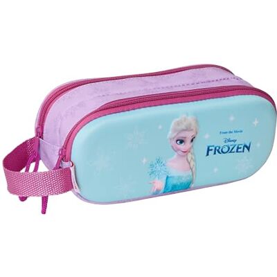 safta Frozen 3D Doppelmäppchen für Kinder, ideal für Kinder im Schulalter, bequem und vielseitig, Qualität und Widerstandsfähigkeit, 21 x 6 x 8 cm, Himmelblau/Rosa, M, Casual safta Frozen 3D Doppelmäppchen für Kinder, ideal für Kinder im Schulalter, bequem und vielseitig, Qualität und Widerstandsfähigkeit, 21 x 6 x 8 cm, Himmelblau/Rosa, M, Casual