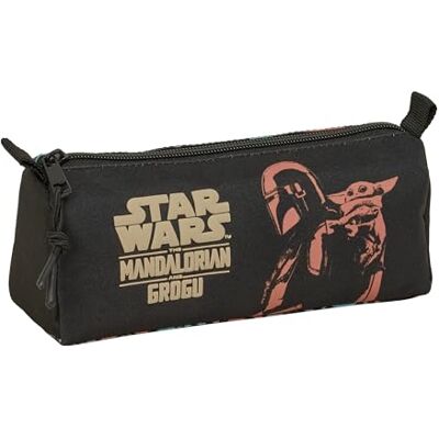 safta Mandalorian & GROGU Federmäppchen mit Reißverschluss und Fach, Federmäppchen für Kinder, ideal für Kinder im Schulalter, bequem und vielseitig, Qualität und Widerstandsfähigkeit, 21 x 7 x 8 cm safta Mandalorian & GROGU Federmäppchen mit Reißverschluss und Fach, Federmäppchen für Kinder, ideal für Kinder im Schulalter, bequem und vielseitig, Qualität und Widerstandsfähigkeit, 21 x 7 x 8 cm