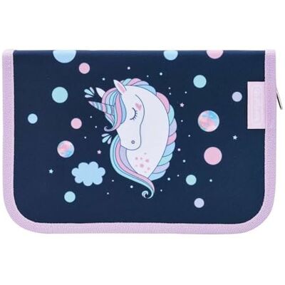 Herlitz Federmäppchen Klappbare Zwei Klappen mit Ausrüstung, Kinder Tasche für Schulutensilien, Funktionelles Utensilien-Set für Schüler, Unicorn Dreams Herlitz Federmäppchen Klappbare Zwei Klappen mit Ausrüstung, Kinder Tasche für Schulutensilien, Funktionelles Utensilien-Set für Schüler, Unicorn Dreams