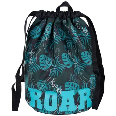Stylex 47072 Sportbeutel mit Dino-Design in Schwarz, Grün, Silber, verstellbare Schultergurte und Kordelzugverschluss, ca. 36 x 24 x 16 cm Stylex 47072 Sportbeutel mit Dino-Design in Schwarz, Grün, Silber, verstellbare Schultergurte und Kordelzugverschluss, ca. 36 x 24 x 16 cm