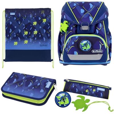 Herlitz Schulranzen Set 6-teilig T.Rex Explorer Ultralight XL Ergonomische Schultasche 1.Klasse Junge Mädchen Kinder 22 L Herlitz Schulranzen Set 6-teilig T.Rex Explorer Ultralight XL Ergonomische Schultasche 1.Klasse Junge Mädchen Kinder 22 L