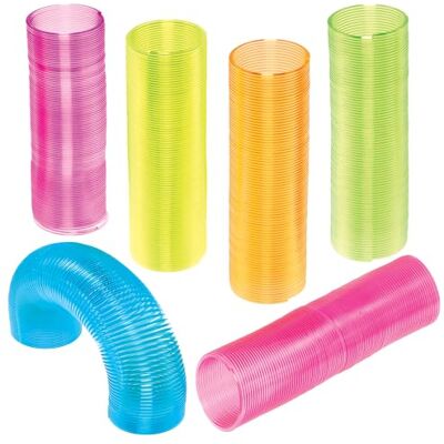 Baker Ross FN147 Superlange Mini-Spiralfedern – 6er-Pack, Federspielzeug für Partytüten, Zappelspielzeug Baker Ross FN147 Superlange Mini-Spiralfedern – 6er-Pack, Federspielzeug für Partytüten, Zappelspielzeug