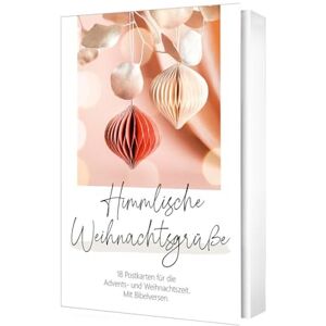 Gerth Medien Himmlische Weihnachtsgrüße Postkartenset: 18 Postkarten für die Advents- und Weihnachtszeit. Mit Bibelversen Gerth Medien Himmlische Weihnachtsgrüße Postkartenset: 18 Postkarten für die Advents- und Weihnachtszeit. Mit Bibelversen